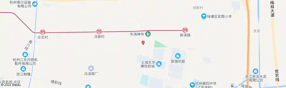 杭州三官殿路口_公交站地图_杭州公交_妙搜公交查询2025