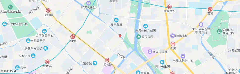 杭州一号直河_公交站地图_杭州公交_妙搜公交查询2025