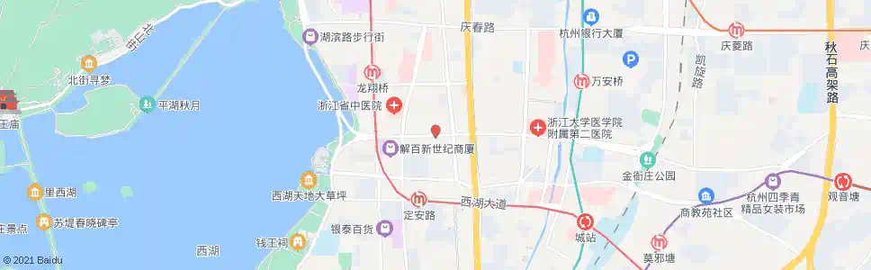 杭州官巷口_公交站地图_杭州公交_妙搜公交查询2025
