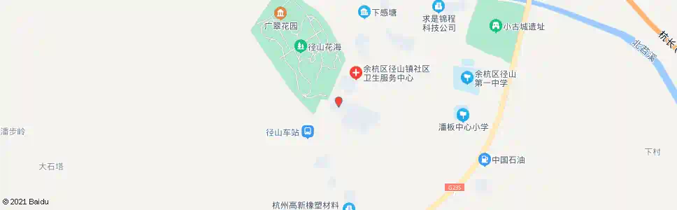 杭州径山镇政府_公交站地图_杭州公交_妙搜公交查询2025
