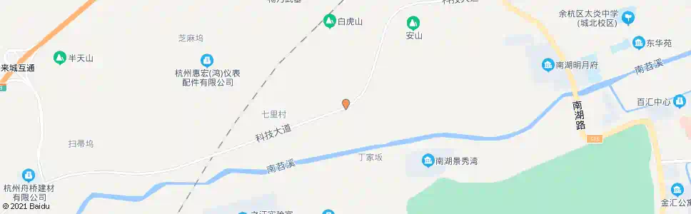 杭州白衣亭_公交站地图_杭州公交_妙搜公交查询2025