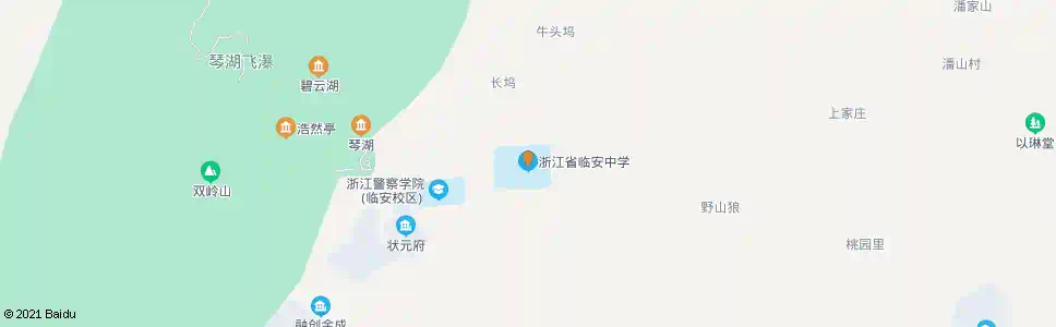 杭州临安中学_公交站地图_杭州公交_妙搜公交查询2025