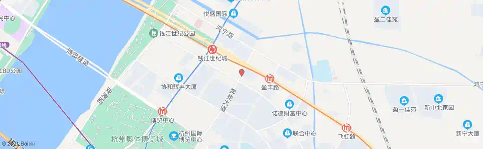 杭州奔竞大道市心路口_公交站地图_杭州公交_妙搜公交查询2025