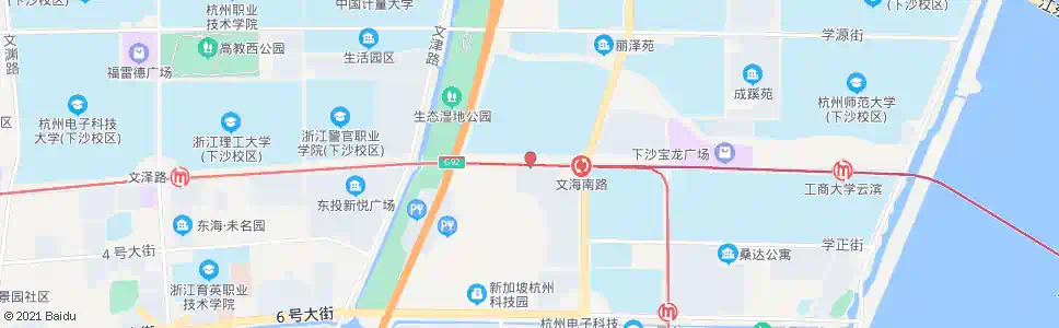 杭州二号大街绕城高架_公交站地图_杭州公交_妙搜公交查询2025