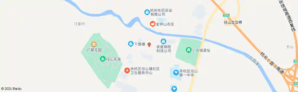杭州教工路口(余杭区)_公交站地图_杭州公交_妙搜公交查询2025