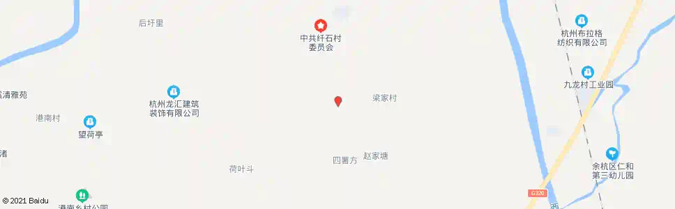 杭州梁家村_公交站地图_杭州公交_妙搜公交查询2025