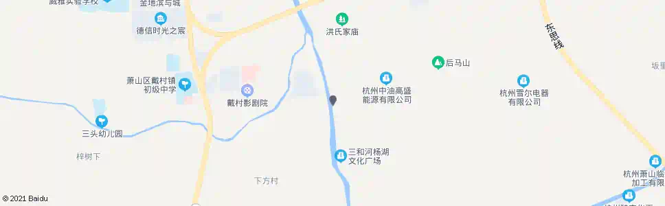 杭州河上桥_公交站地图_杭州公交_妙搜公交查询2025