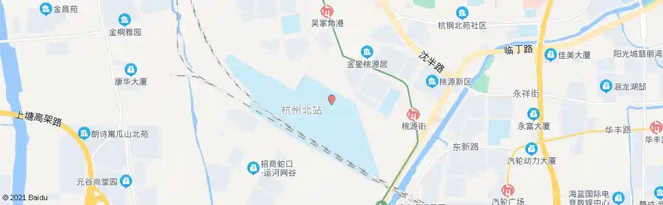 杭州冯溇村北_公交站地图_杭州公交_妙搜公交查询2025