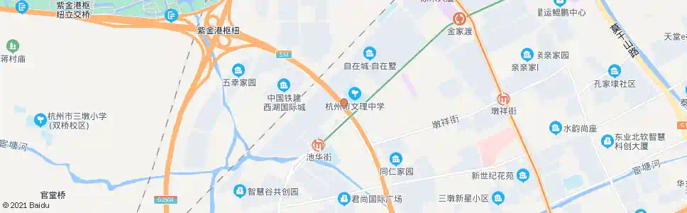 杭州厨房斗_公交站地图_杭州公交_妙搜公交查询2025