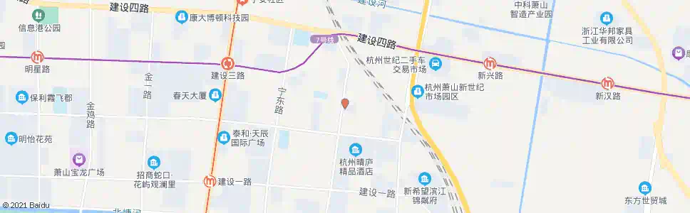 杭州市北派出所_公交站地图_杭州公交_妙搜公交查询2025