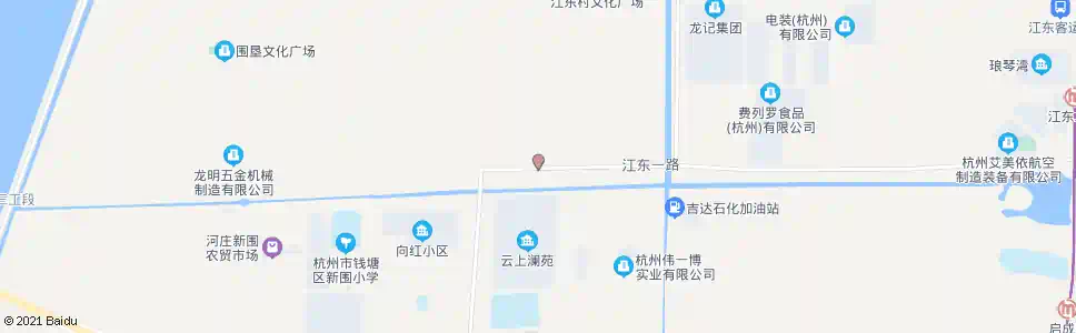杭州江东村口_公交站地图_杭州公交_妙搜公交查询2025