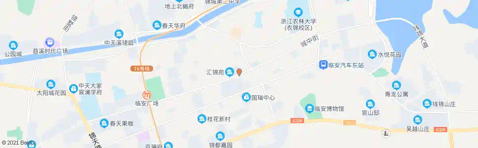 杭州南大街南苑路口_公交站地图_杭州公交_妙搜公交查询2025