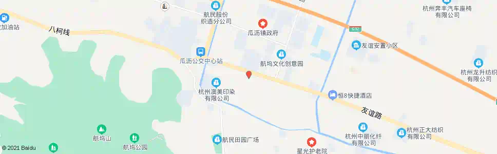 杭州友爱路商贸路口_公交站地图_杭州公交_妙搜公交查询2025