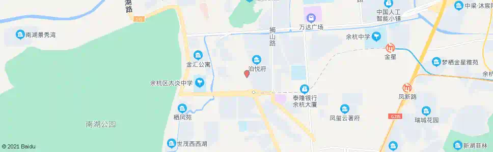 杭州余杭镇工商所_公交站地图_杭州公交_妙搜公交查询2025