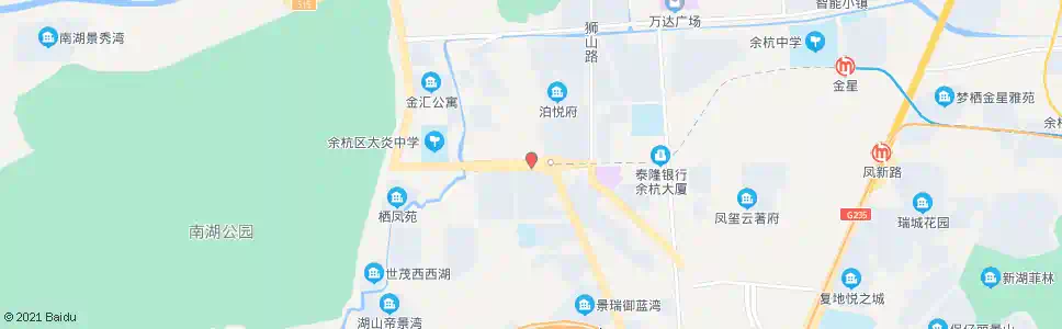 杭州叉路口(余杭区)_公交站地图_杭州公交_妙搜公交查询2025