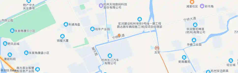 杭州乾塘路宁桥大道_公交站地图_杭州公交_妙搜公交查询2025