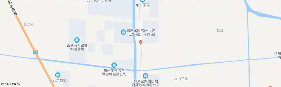 杭州梅林大道江东六路口_公交站地图_杭州公交_妙搜公交查询2025