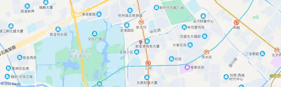 杭州余杭车管所_公交站地图_杭州公交_妙搜公交查询2025