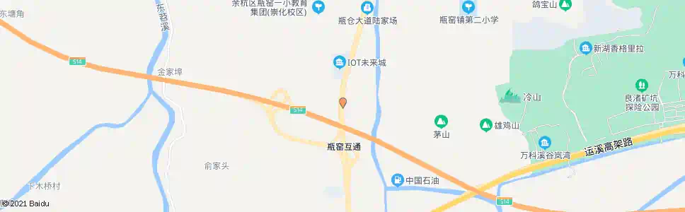杭州陆家场_公交站地图_杭州公交_妙搜公交查询2025