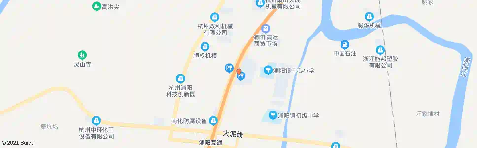 杭州新谊服务区_公交站地图_杭州公交_妙搜公交查询2025