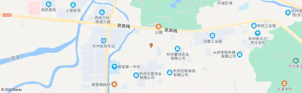 杭州下金村_公交站地图_杭州公交_妙搜公交查询2025