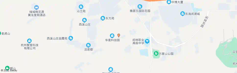 杭州闲林工业区_公交站地图_杭州公交_妙搜公交查询2025