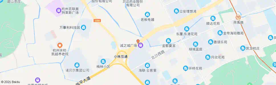 杭州小林茅山_公交站地图_杭州公交_妙搜公交查询2025