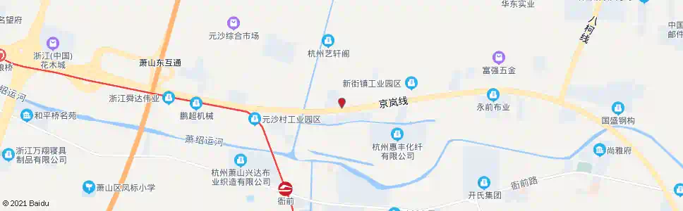 杭州芝兰村_公交站地图_杭州公交_妙搜公交查询2025