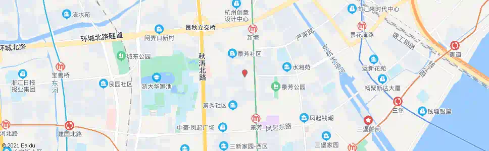 杭州景芳小区_公交站地图_杭州公交_妙搜公交查询2025