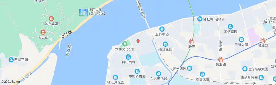 杭州海创园_公交站地图_杭州公交_妙搜公交查询2025