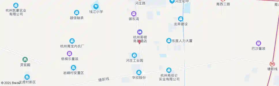 杭州同一村_公交站地图_杭州公交_妙搜公交查询2025