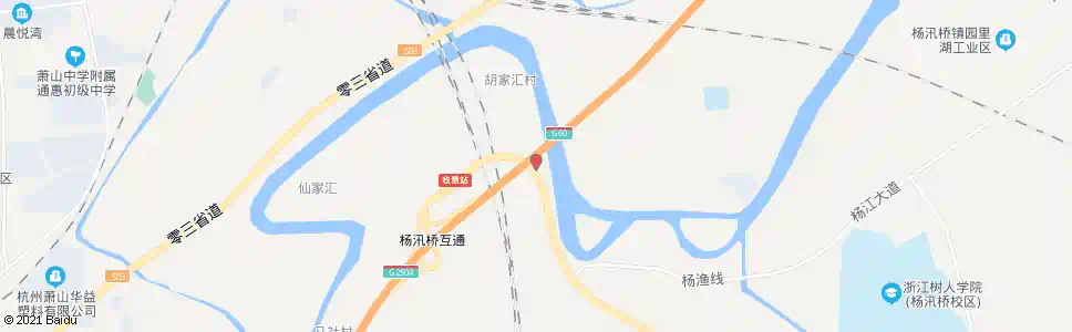 杭州胡家汇_公交站地图_杭州公交_妙搜公交查询2025