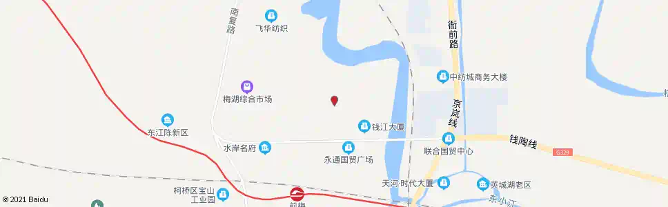 杭州东坂村_公交站地图_杭州公交_妙搜公交查询2025