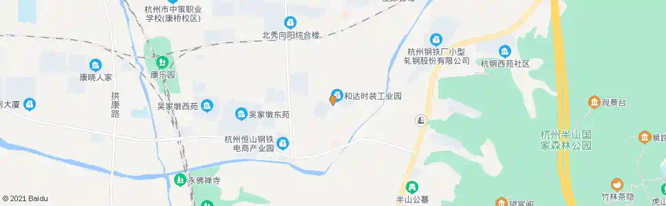 杭州康惠路康景路口_公交站地图_杭州公交_妙搜公交查询2025