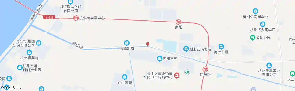 杭州龙虎路口南_公交站地图_杭州公交_妙搜公交查询2025