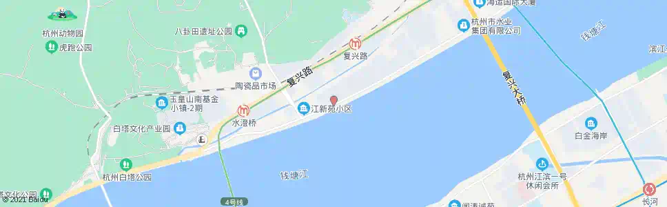杭州之江路海月路口_公交站地图_杭州公交_妙搜公交查询2025