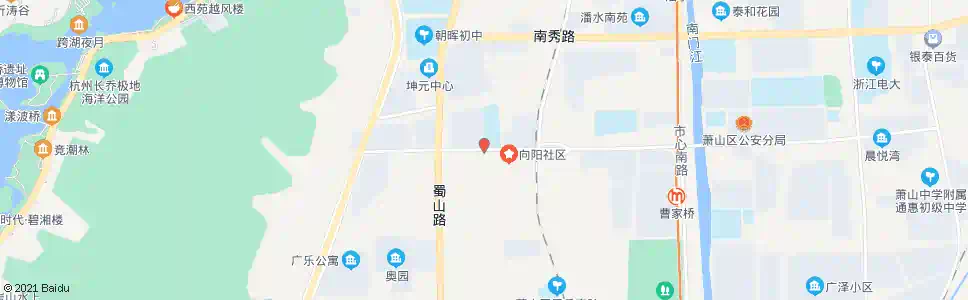 杭州晨晖路蜀山路口_公交站地图_杭州公交_妙搜公交查询2025
