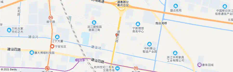杭州振宁路口_公交站地图_杭州公交_妙搜公交查询2025