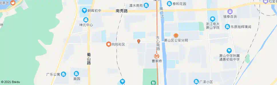 杭州晨晖路市心路口_公交站地图_杭州公交_妙搜公交查询2025