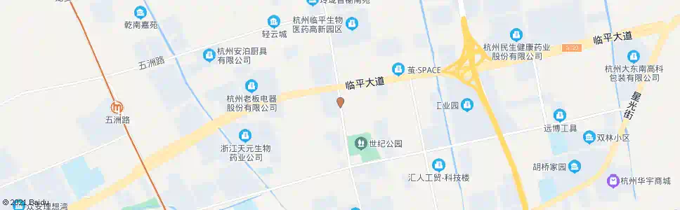 杭州世贸布艺城_公交站地图_杭州公交_妙搜公交查询2025