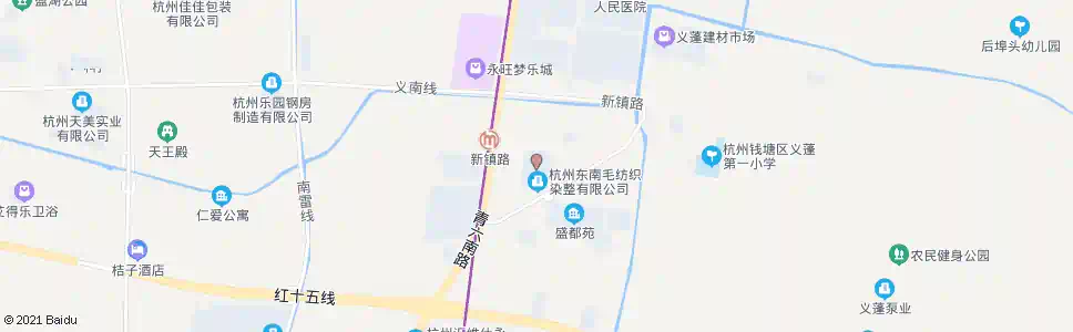 杭州义蓬小商品市场_公交站地图_杭州公交_妙搜公交查询2025