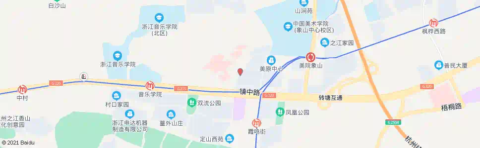 杭州望江山_公交站地图_杭州公交_妙搜公交查询2025
