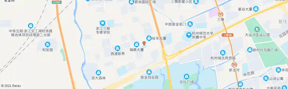 杭州振华路公交停车场_公交站地图_杭州公交_妙搜公交查询2025