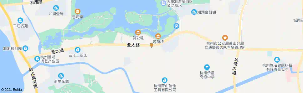 杭州亚太股份_公交站地图_杭州公交_妙搜公交查询2025