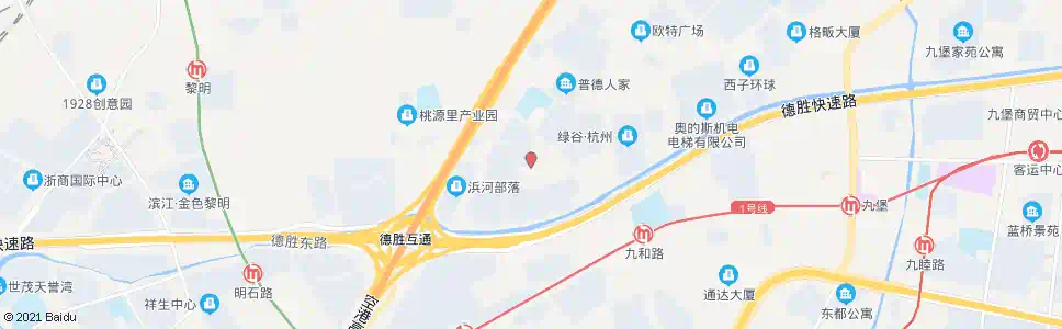 杭州普福家园北区_公交站地图_杭州公交_妙搜公交查询2025