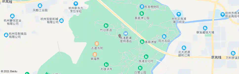 杭州竹径茶语_公交站地图_杭州公交_妙搜公交查询2025
