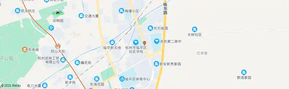 杭州红丰立交桥南_公交站地图_杭州公交_妙搜公交查询2025