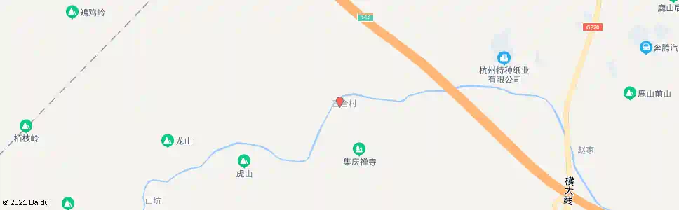 杭州三合村委_公交站地图_杭州公交_妙搜公交查询2025