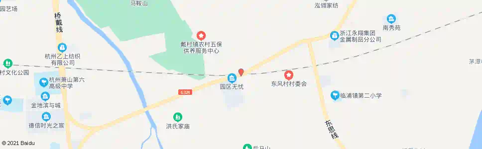 杭州何潼埠_公交站地图_杭州公交_妙搜公交查询2025