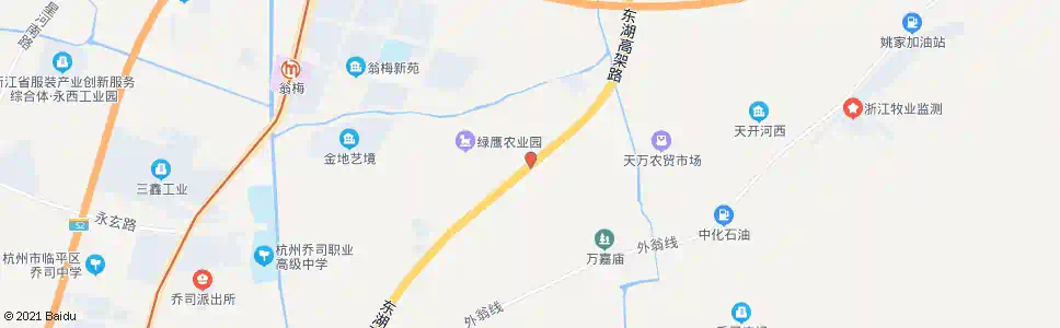 杭州小桥头(余杭区)_公交站地图_杭州公交_妙搜公交查询2025